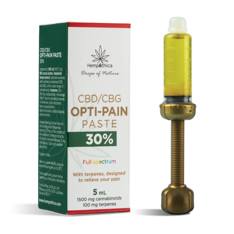 CBD/CBG OPTI PAIN konopljina smola 30%